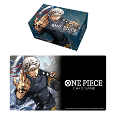 One Piece TCG Supplies - Playmat & Storage Box Set - Trafalgar Law